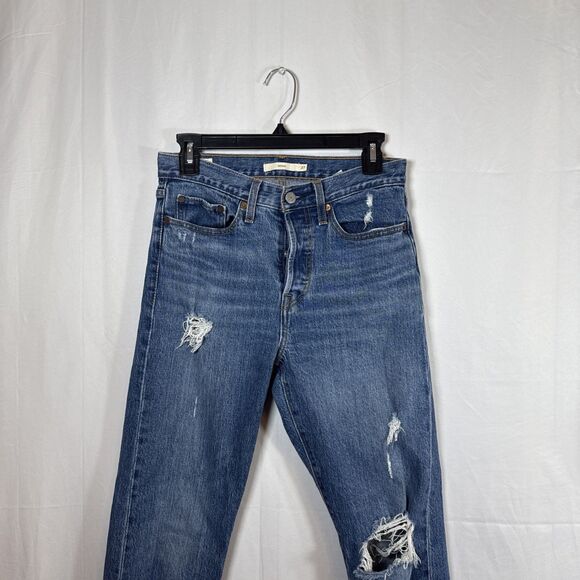 Levi’s Wedgie Button Fly Straight Leg Size 27 Preowned - Picture 2 of 12